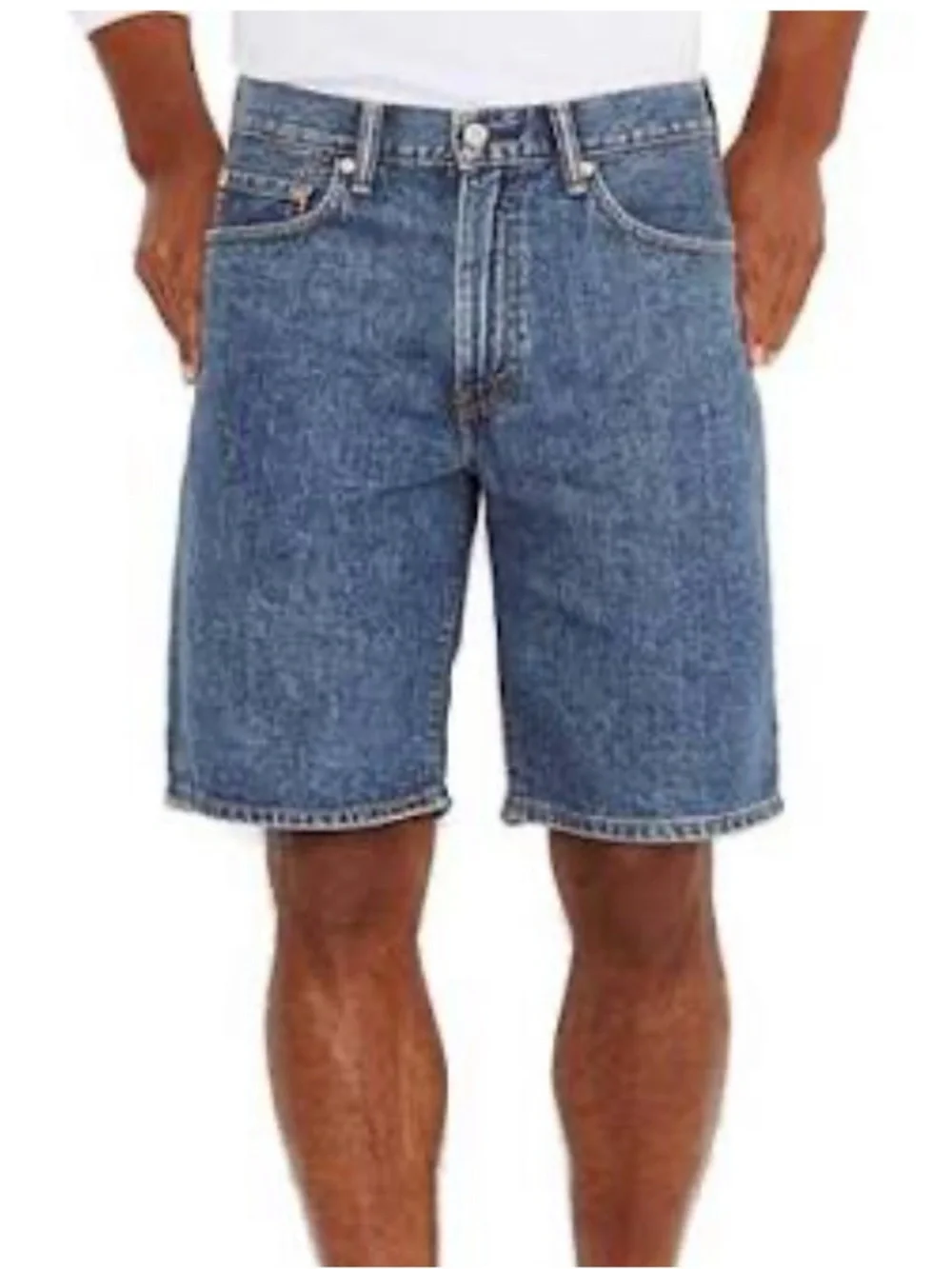 Mens levis relaxed fit 550 denim shorts size 34